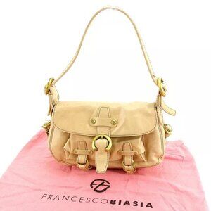 Francesco Biasia Shoulder bag Beige Woman Authentic Used
